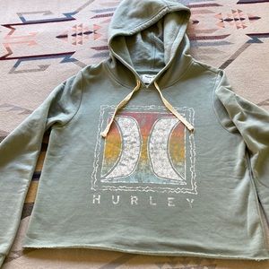 Hurley Crop Hoodie Size Small